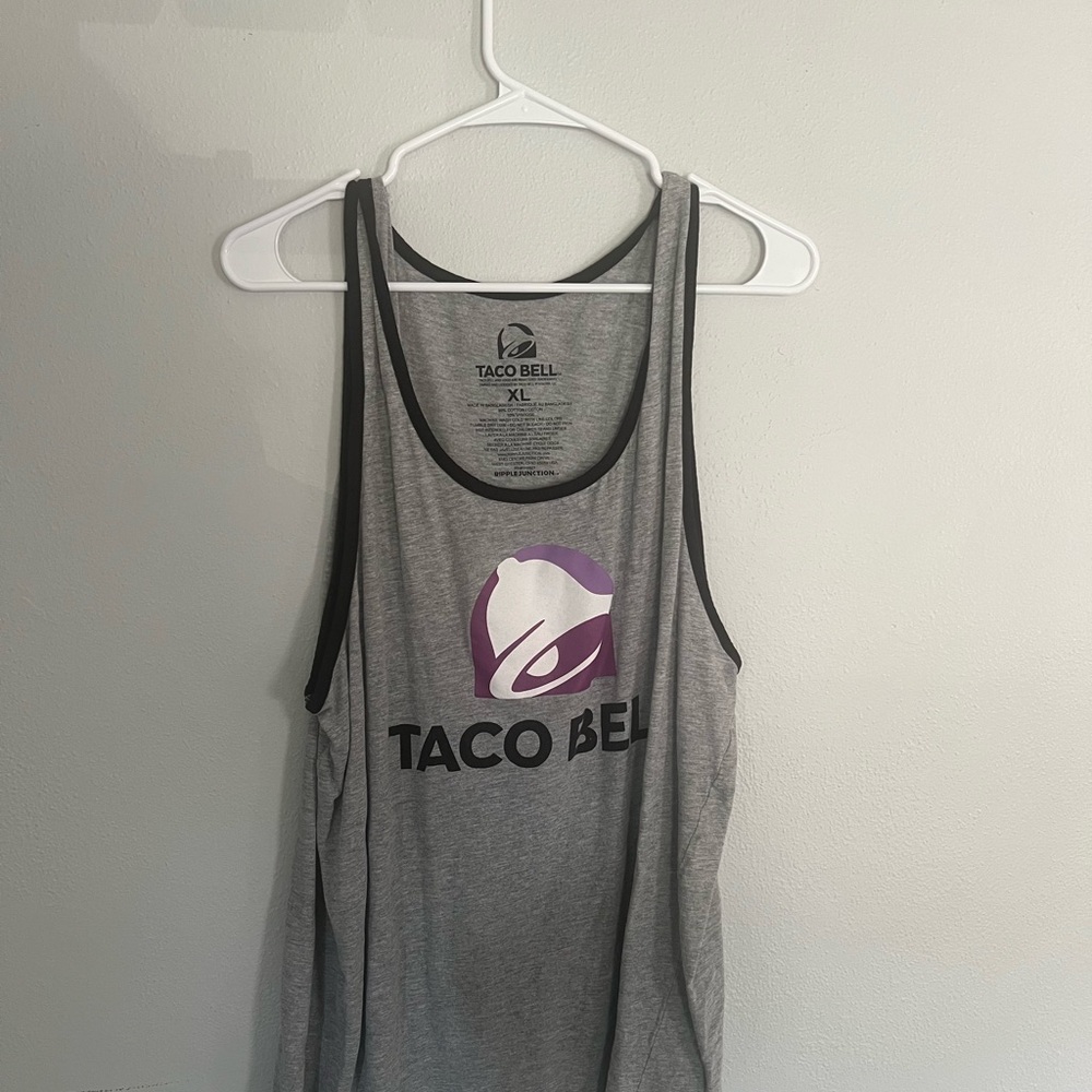 Taco Bell Gray Tank Top for Men